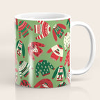 Ugly Christmas Sweaters Pattern Coffee Mug Gallery Image 1