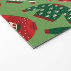 Ugly Christmas Sweaters Pattern Welcome Mat Gallery Image 2