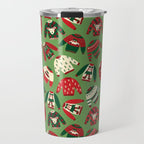 Ugly Christmas Sweaters Pattern Travel Mug Gallery Image 1