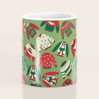 Ugly Christmas Sweaters Pattern Coffee Mug Gallery Image 4