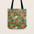 Ugly Christmas Sweaters Pattern Tote Bag Gallery Image 1