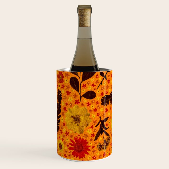 Dried Flower Print in Orange Wine Chiller Gallery Image 2