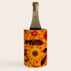 Dried Flower Print in Orange Wine Chiller Gallery Image 1