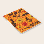 Dried Flower Print in Orange Notebook Gallery Image 3