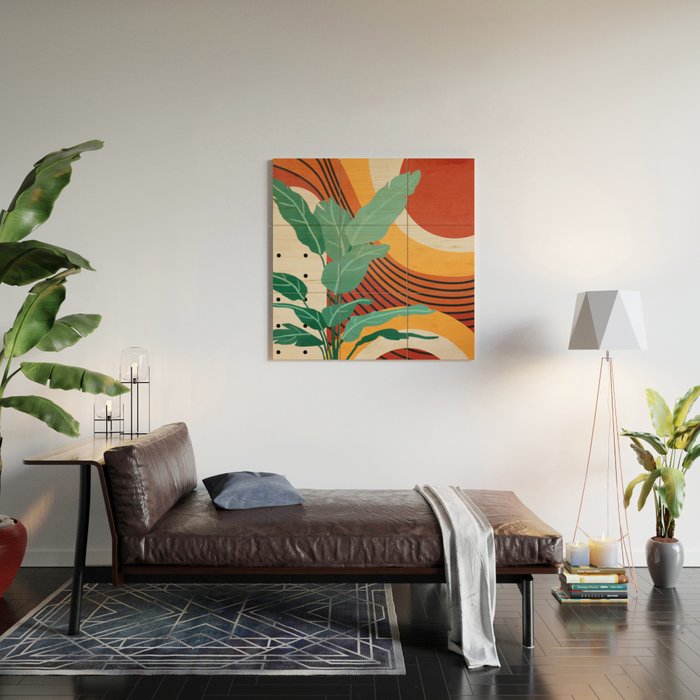 Lines of Nature 3 Wood Wall Art Gallery Image 2