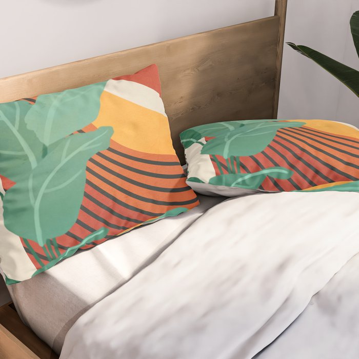 Lines of Nature 3 Pillow Sham Gallery Image 2
