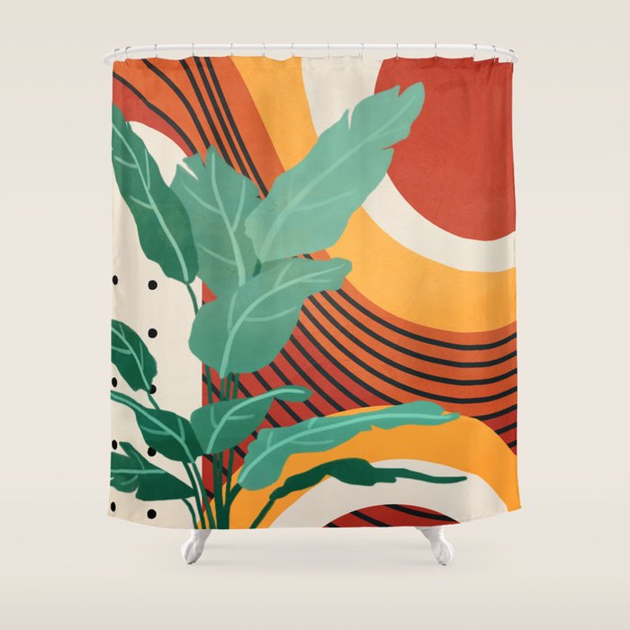 Lines of Nature 3 Shower Curtain Gallery Image 1