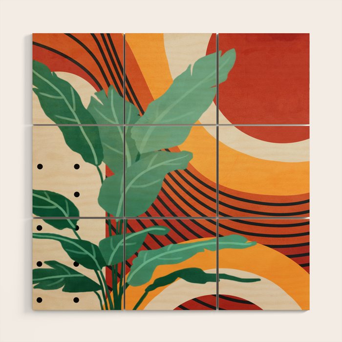 Lines of Nature 3 Wood Wall Art Gallery Image 1