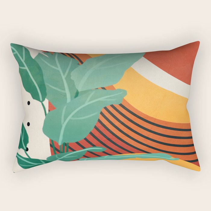 Lines of Nature 3 Rectangular Pillow Gallery Image 2