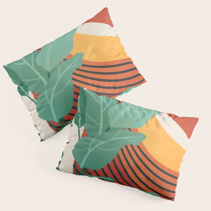 Lines of Nature 3 Pillow Sham Gallery Image 1