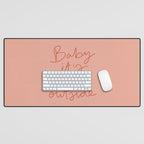 Baby It's Cold Outside Desk Mat Gallery Image 1