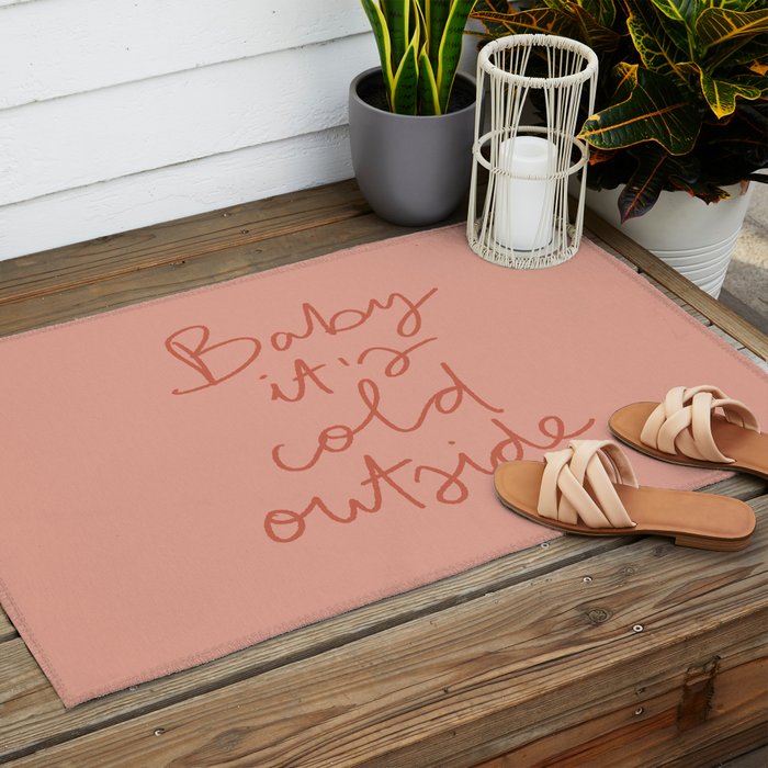 Baby It's Cold Outside Outdoor Rug Gallery Image 2