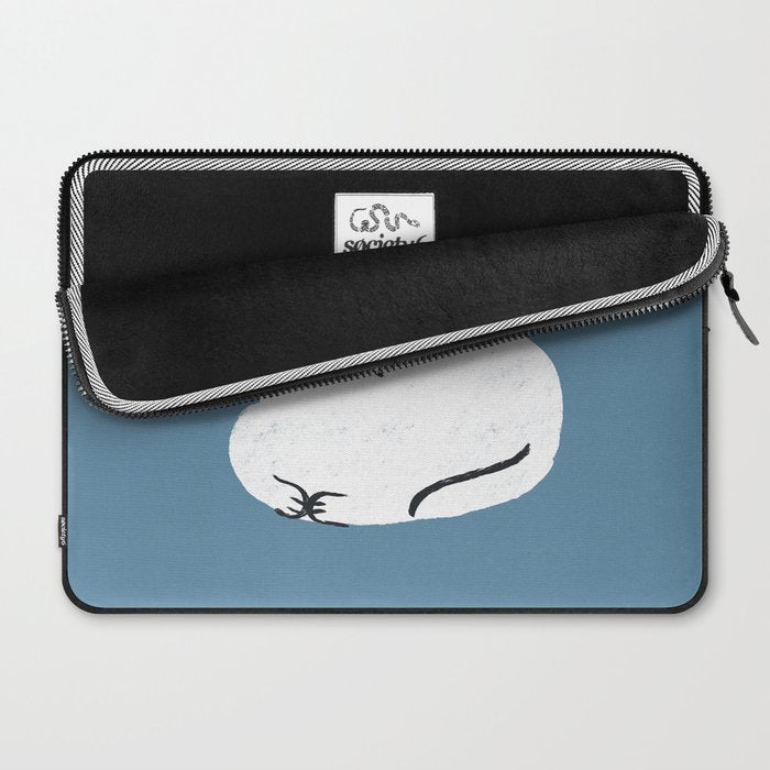 Comfy Cat WarmBlue Laptop Sleeve Gallery Image 2