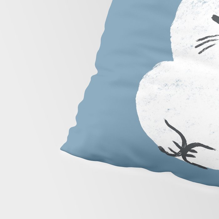 Comfy Cat WarmBlue Pillow Sham Gallery Image 4
