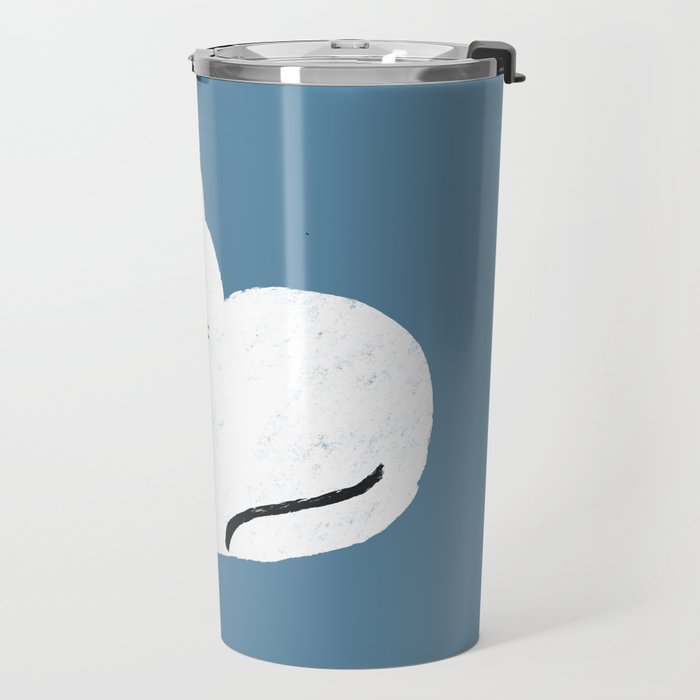 Comfy Cat WarmBlue Travel Mug Gallery Image 2
