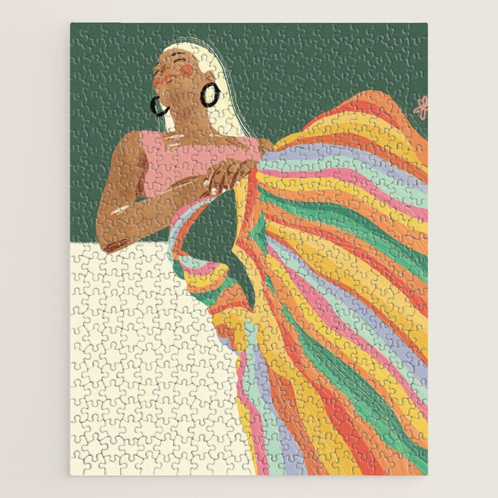 Rainbow Lady Jigsaw Puzzle Gallery Image 1