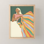 Rainbow Lady Mini Art Print Gallery Image 1