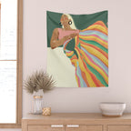 Rainbow Lady Wall Tapestry Gallery Image 2