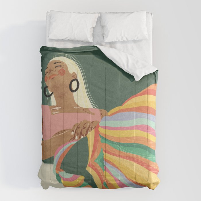 Rainbow Lady Comforter Gallery Image 1