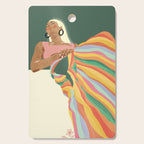 Rainbow Lady Cutting Board Gallery Image 1