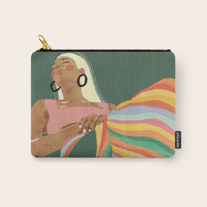Rainbow Lady Carry All Pouch Gallery Image 1