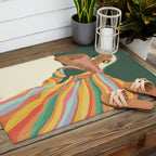Rainbow Lady Outdoor Rug Gallery Image 2