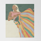 Rainbow Lady Throw Blanket Gallery Image 2