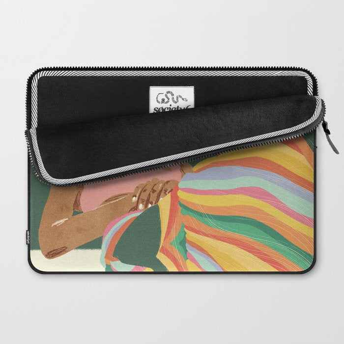 Rainbow Lady Laptop Sleeve Gallery Image 2