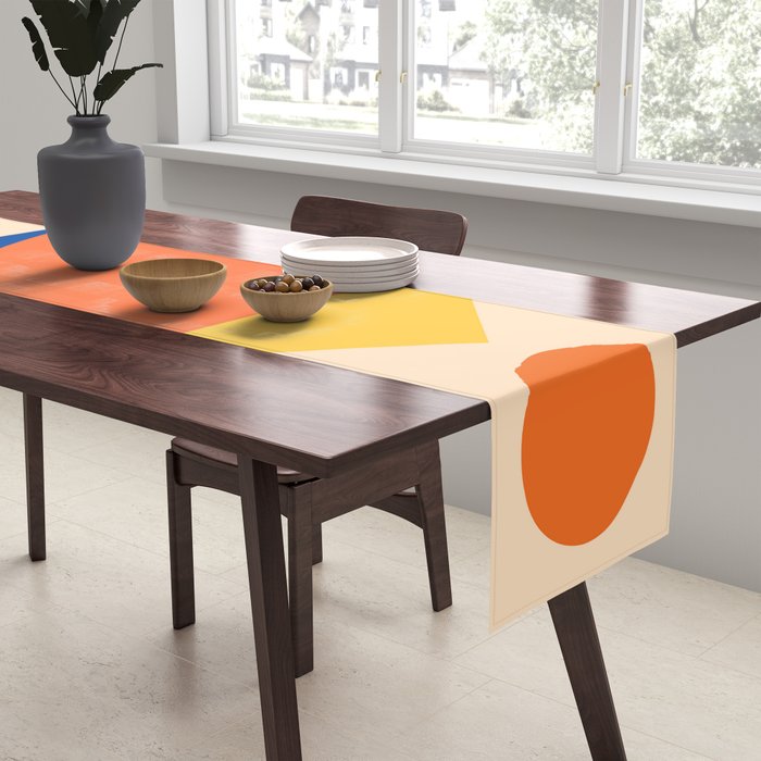 Geometric Shapes 225 Table Runner Gallery Image 2
