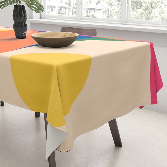 Geometric Shapes 225 Tablecloth Gallery Image 3