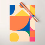 Geometric Shapes 225 Wrapping Paper Gallery Image 1