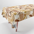 Tiki Time Brown Tablecloth Gallery Image 1