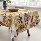 Tiki Time Brown Tablecloth Gallery Image 3