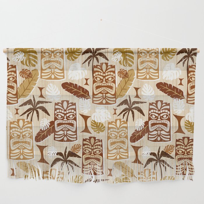 Tiki Time Brown Wall Hanging Gallery Image 1