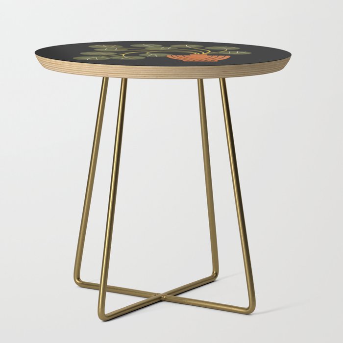 Leafy Plant In Vase Side Table Gallery Image 1
