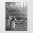 Circle Of Witches, Natchez Trace Vintage Women Dancing black and white photograph - photography - photographs Notebook Gallery Image 4