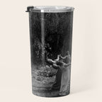 Circle Of Witches, Natchez Trace Vintage Women Dancing black and white photograph - photography - photographs Travel Mug Gallery Image 3