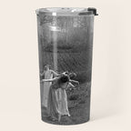 Circle Of Witches, Natchez Trace Vintage Women Dancing black and white photograph - photography - photographs Travel Mug Gallery Image 2