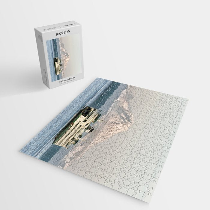Seattle Bainbridge Island Ferry with Mount Rainier Jigsaw Puzzle Gallery Image 2