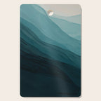 Waves Into The Depths | Wave Texture Design Cutting Board Gallery Image 1