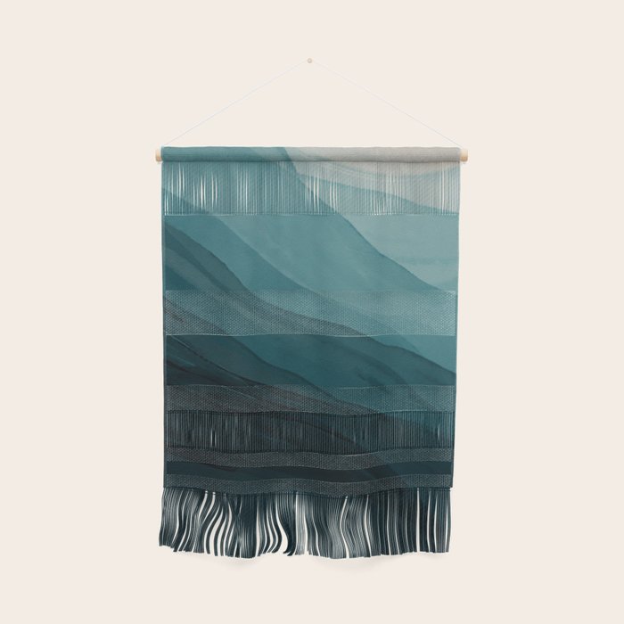 Waves Into The Depths | Wave Texture Design Wall Hanging Gallery Image 1