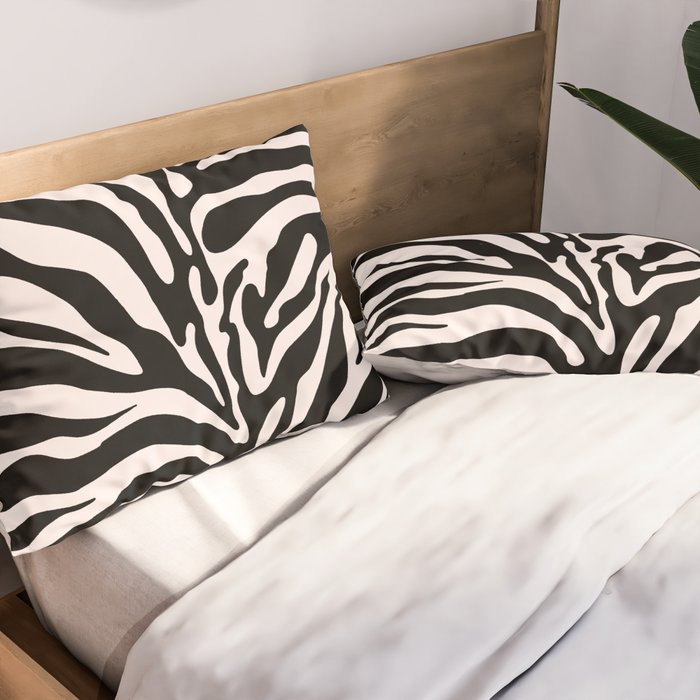 Classic Zebra Print Pillow Sham Gallery Image 2