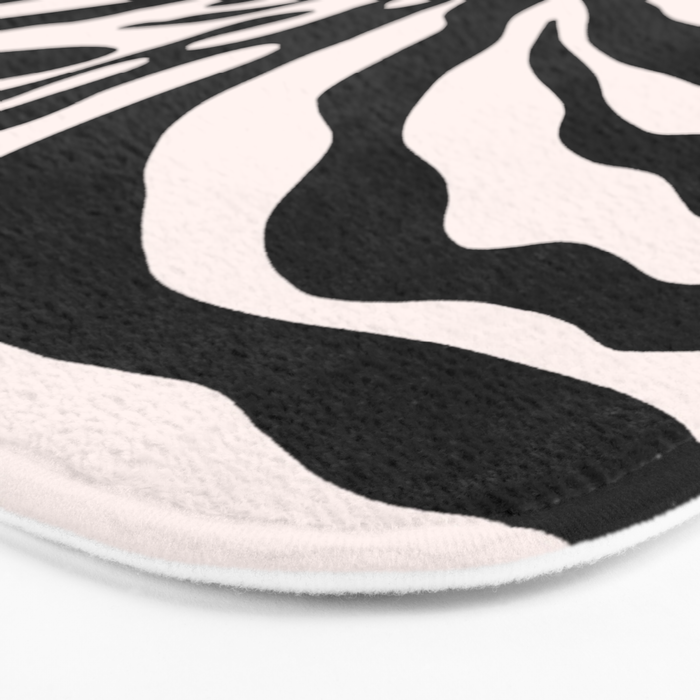 Classic Zebra Print Bath Mat Gallery Image 3