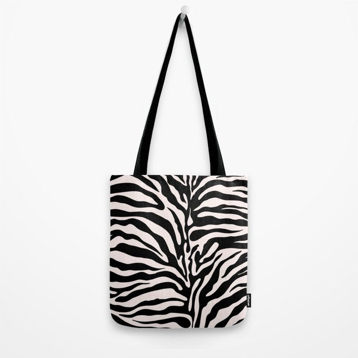 Classic Zebra Print Tote Bag Gallery Image 2