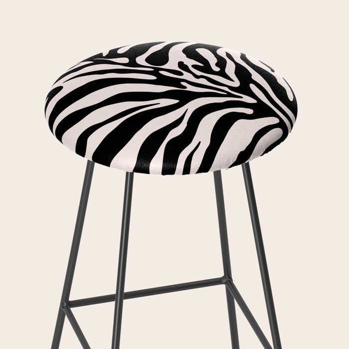 Classic Zebra Print Stool Gallery Image 2