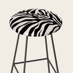 Classic Zebra Print Stool Gallery Image 2
