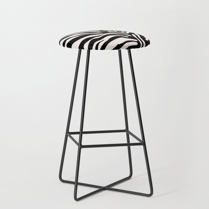 Classic Zebra Print Stool Gallery Image 1