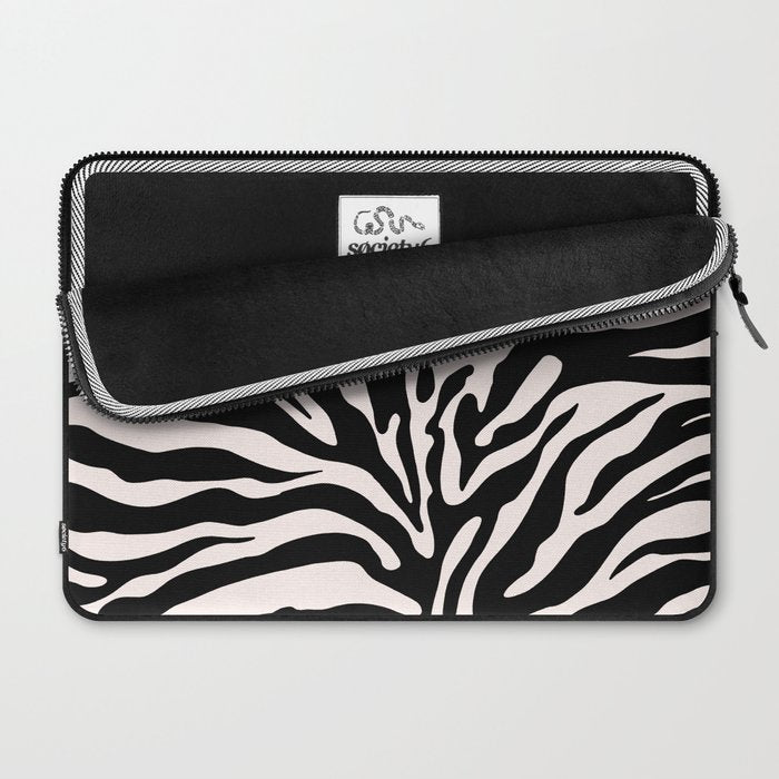 Classic Zebra Print Laptop Sleeve Gallery Image 2