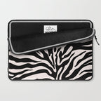 Classic Zebra Print Laptop Sleeve Gallery Image 2