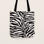 Classic Zebra Print Tote Bag Gallery Image 1